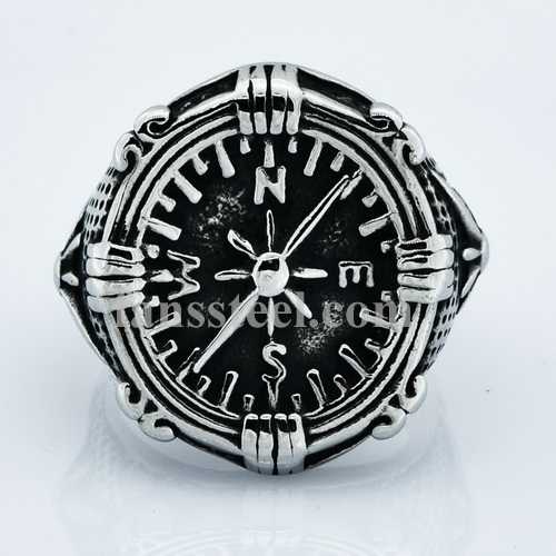 FSR14W18 watch shape compass ring - Click Image to Close